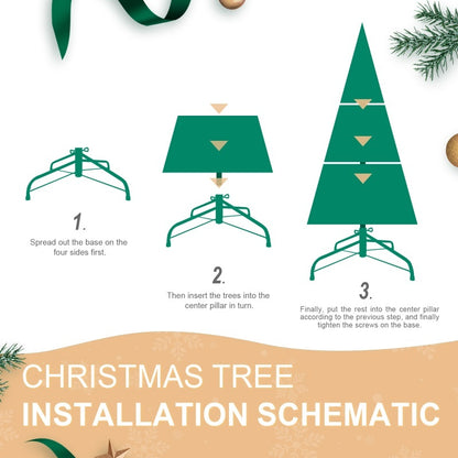 US Local PE, PVC Christmas Tree, Green
