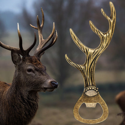 US Local Deer Antler Bottle Opener Is A Small Tool Suitable For Various Parties And Gatherings Used To Open Beer, Wine, Juice, For Bars, Restaurants, Party Supplies, Wine Accessories, Universal Gifts