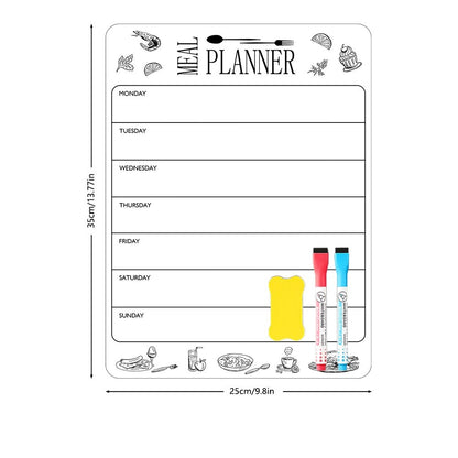 US Local Magnetic Fridge Message Board, Having A Super Large Writing Area And Made With Fine Craftsmanship, An Essential Single Item For The Kitchen.
