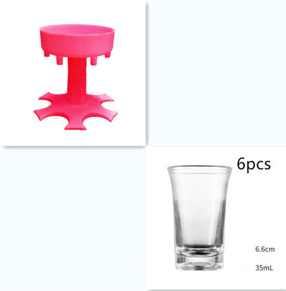 Wine Dispenser Wine Funnel 6-port Beverage