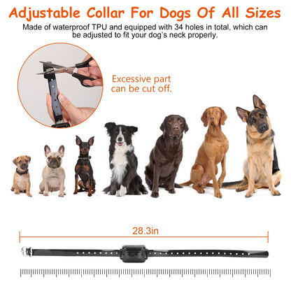 US Local 1Set Dog Fence System Pet Containment System With One Hundred Adjustable Levels IPX7 Waterproof Rechargeable Receiver Underground Fence For Small Medium Large Dog