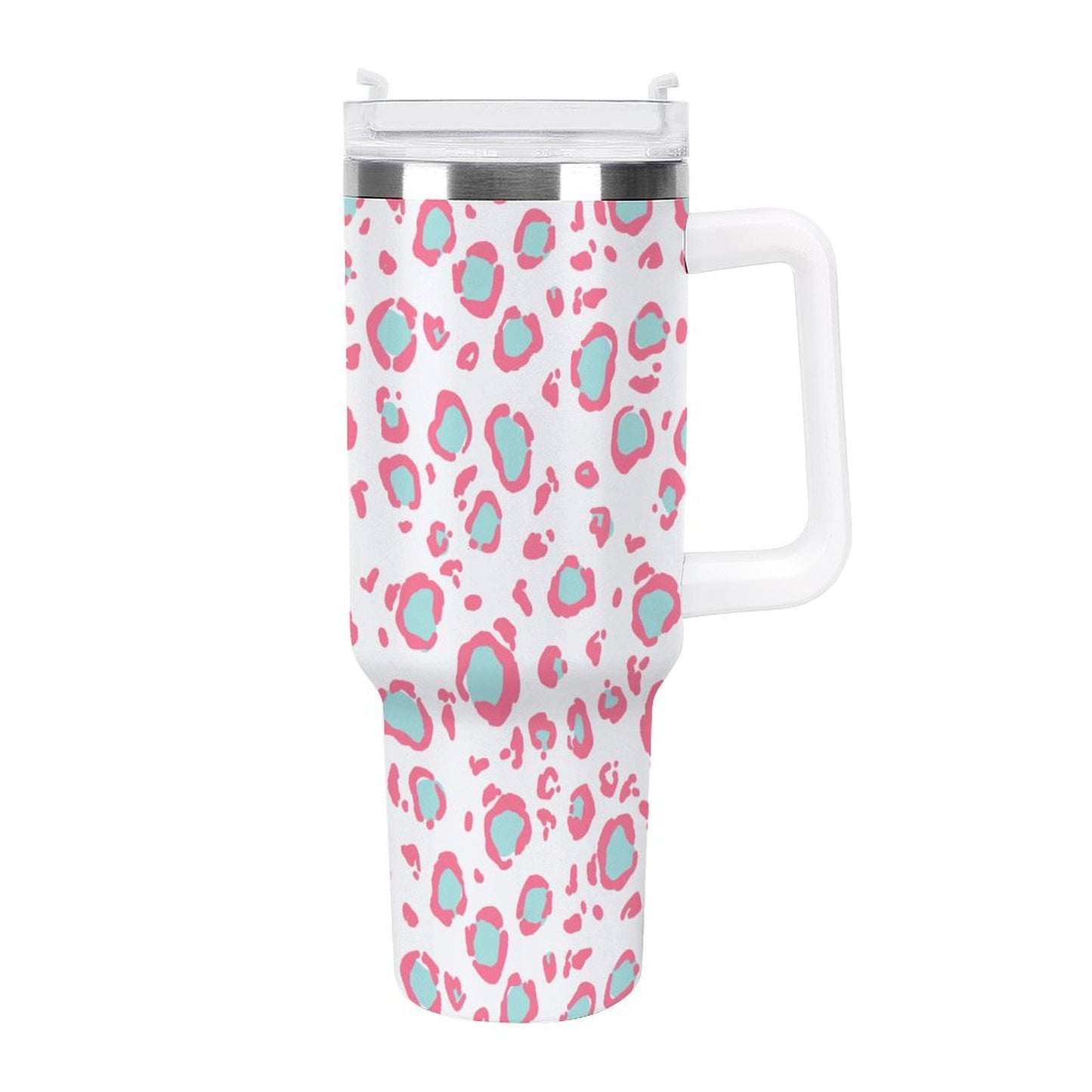 PHDT00201 POD US Local Tumbler 40 oz Large Capacity Car Cup Pink Leopard
