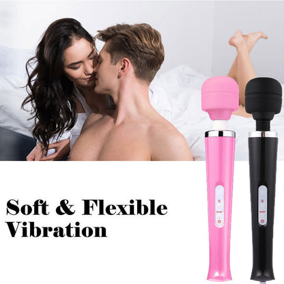 US Local Handheld Massager 20 Speed Wand Vibrating Massage Magic Full Body Therapy Motor
