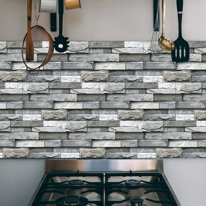 US Local Marble Wall Stickers Home Decoration Self-adhesive Wallpaper, Kitchen Bathroom Backsplash PVC Removable Without Leaving Glue