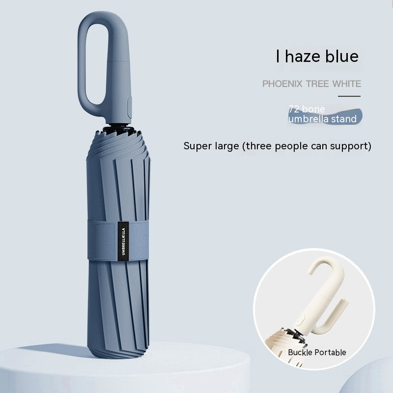 US Local 72 Automatic Buckle Umbrellas Portable Plus-sized Thickened