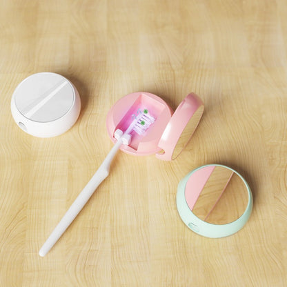 US Local The Toothbrush Sterilization Box Integrates Ultraviolet Sterilization And Drying Functions. Deeply Clean The Toothbrush Head For Complete Oral Health.