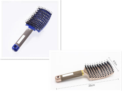 US Local Hairbrush Anti Klit Brushy Haarborstel Women Detangler Hair Brush Bristle Nylon Scalp Massage  Teaser Hair Brush Comb