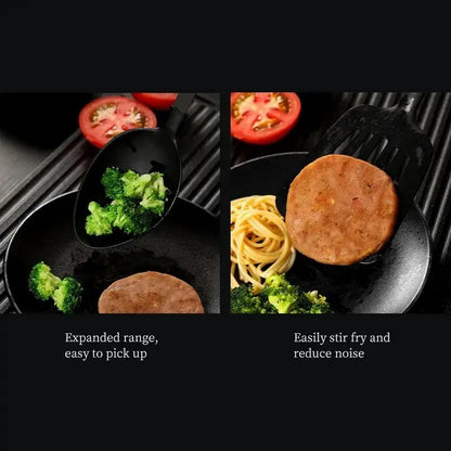 US Local Cooking Utensil Set Premium 5 Piece Kitchen Utensil Set - Stainless Steel Handle And Nylon Faucet, Non-Stick, Heat Resistant, For Home, Kitchen Gift