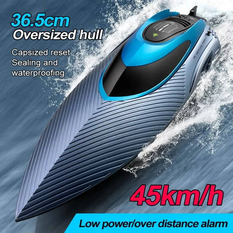 US Local 4DRC S3 45km H Remote Control Boat Kids Toy WATER-COOLED High Speed RC Ship US
