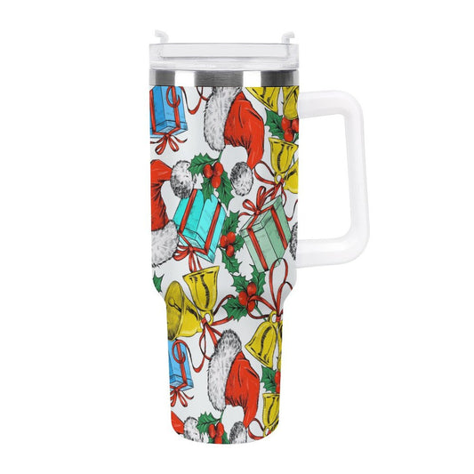 PHDT00016 POD US Local Tumbler 40 oz Large Capacity Car Cup Christmas, Santa