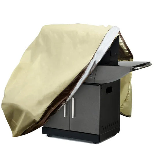 210D Waterproof Outdoor BBQ Grill Cover Windproof Dustproof Patio Gas Grill Oven Protector Oxford Cloth Garden GPCT1580