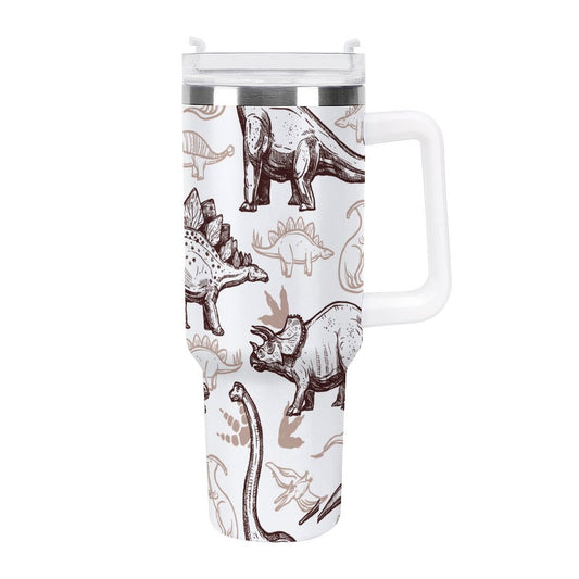 PHDT00503 POD US Local Tumbler 40oz Large Capacity Car Cup Dinosaur