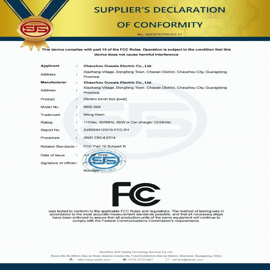 US Local Electric Lunch Box