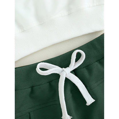 US Local Toddler Baby Boy Clothes 'Mama's Boy' Print Long Sleeve Sweatshirt Tops Trousers Set Casual Cute Outfit