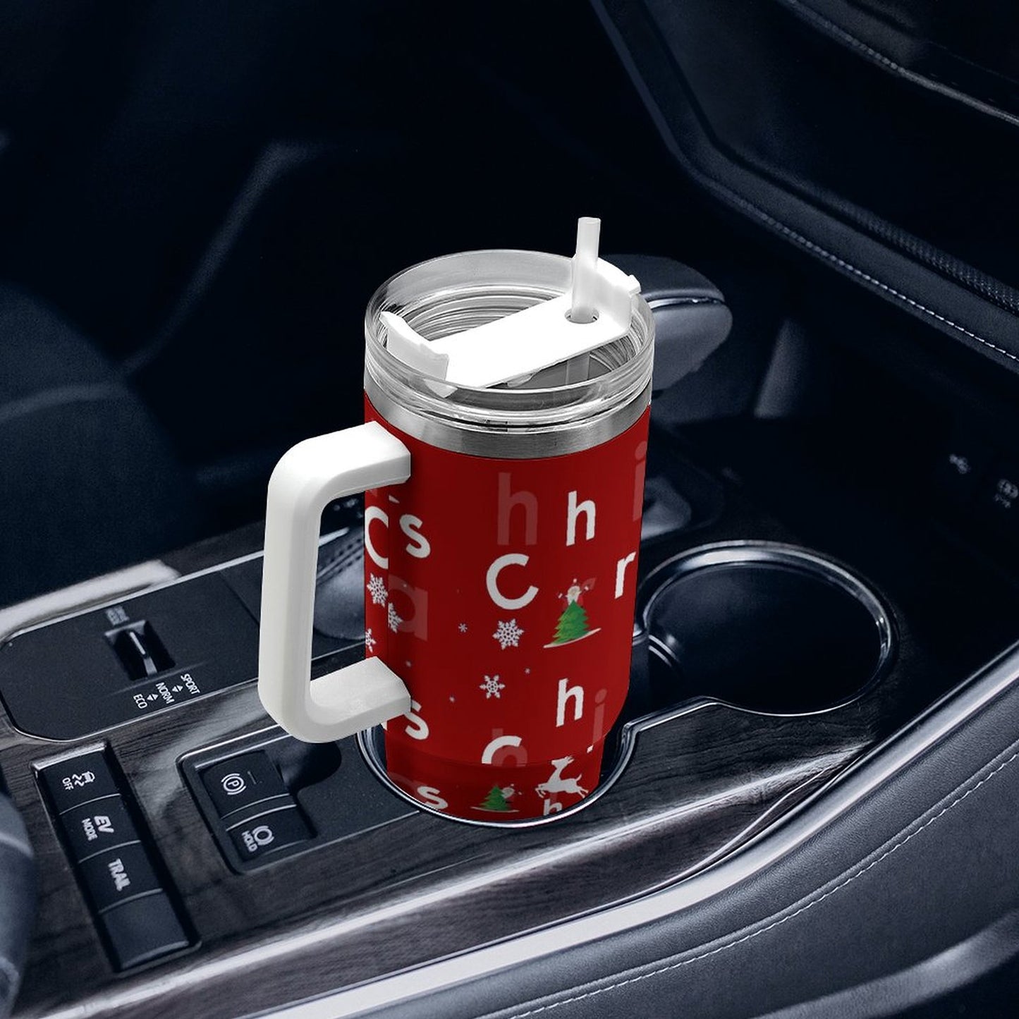 PHDT00333 POD US Local Tumbler 40 oz Large Capacity Car Cup Christmas, Elk