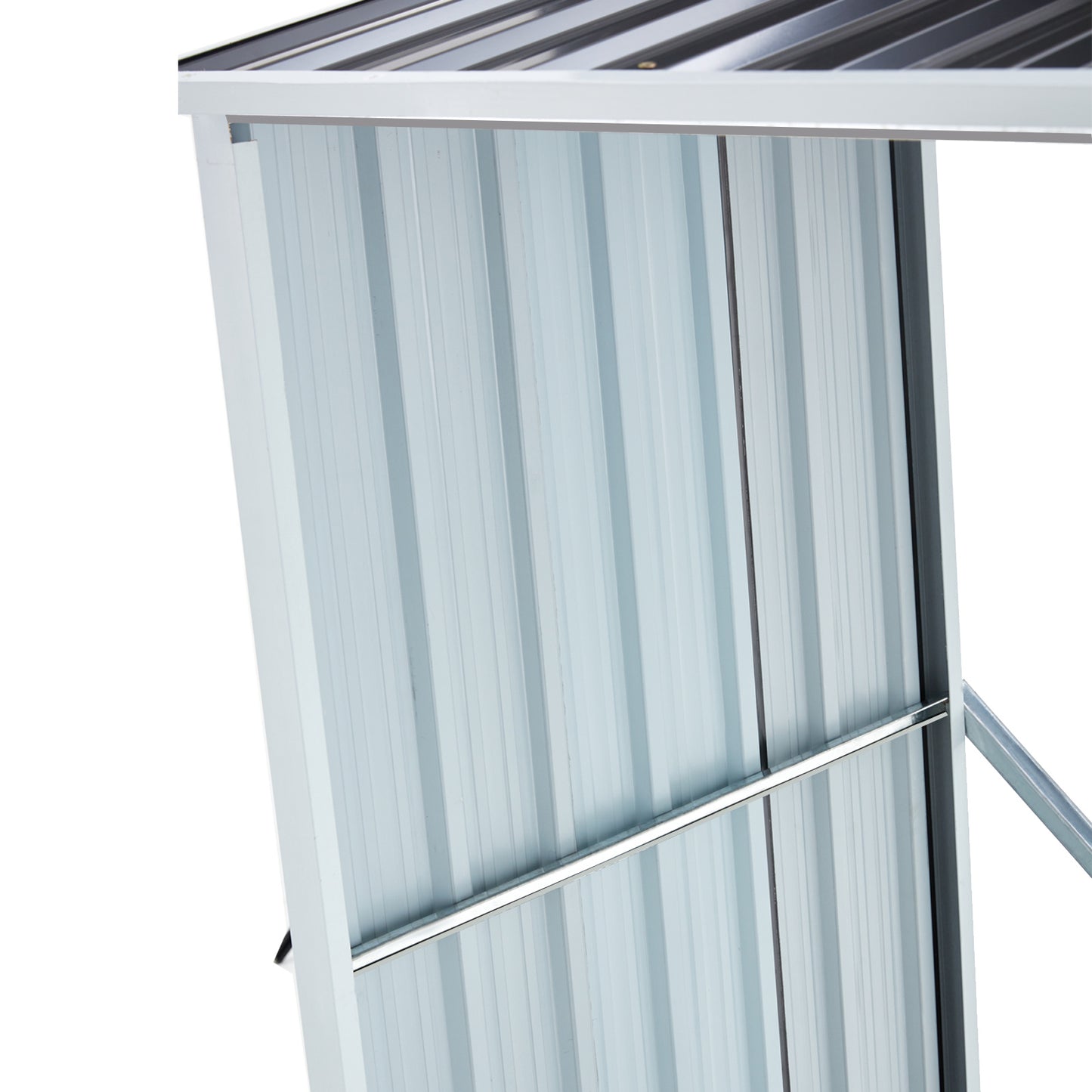 US Local Metal Firewood Storage Shed