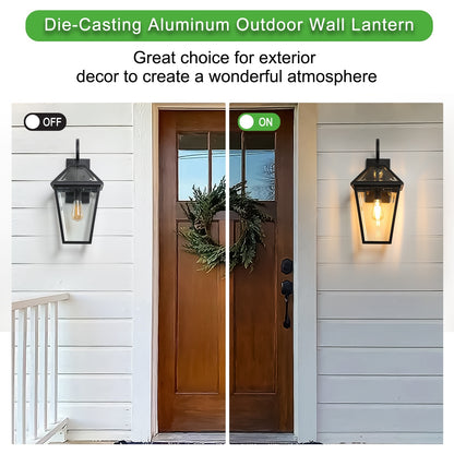 US Local Modern Outdoor Waterproof Wall Lamp 2pack