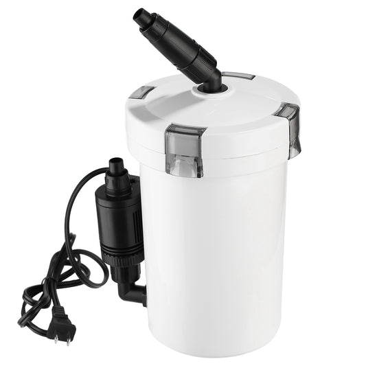 US Local 1Pc 3-Stage External Canister Filter For 28 Gallon Aquarium Fish Tank 105gph 6W Easy Installation Silent