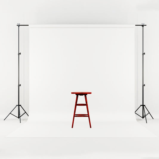 US Local 1Pc 6.5 X 10ft Photo Video Studio Backdrop Background Stand Adjustable Heavy Duty Photography Backdrop Support Stand Set With Carrying Bag Clamps