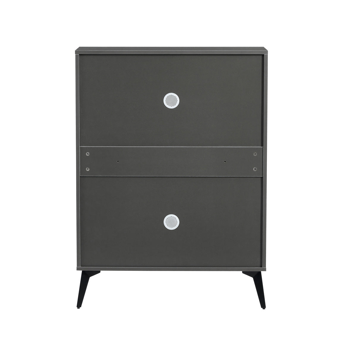 US Local Shoe Cabinet Shoe Storage Shelves Grey Space-Saving Shoe Storage Cabinet