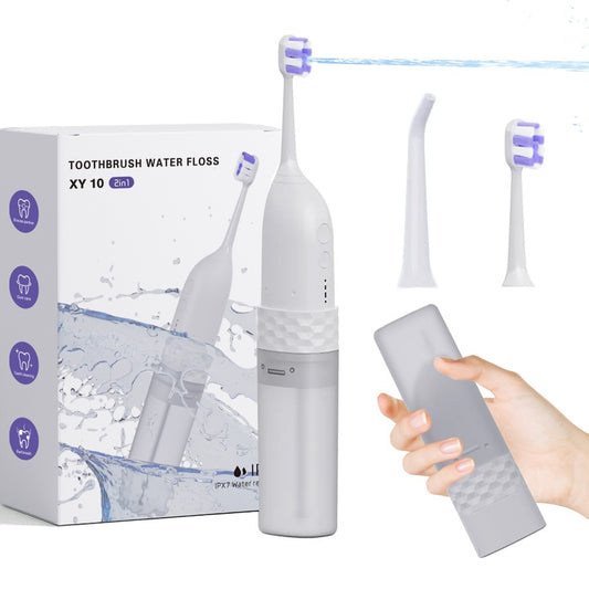 Electric Toothbrush 2-in-1 Flushing Integrated Toothbrush