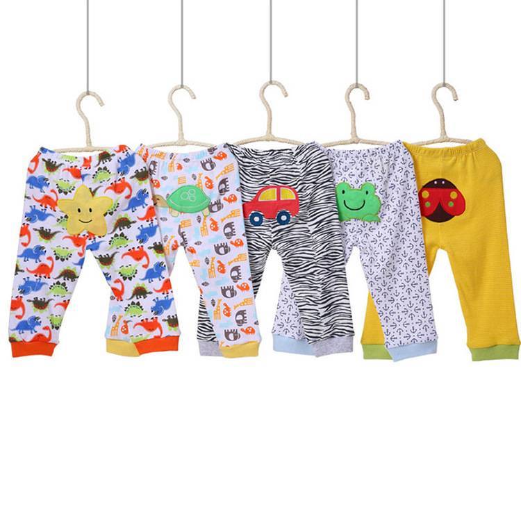 US Local Cartoon print children's leggings 5 pieces