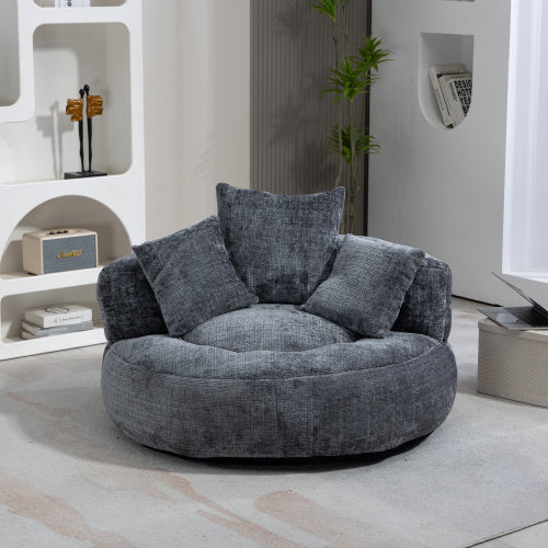 UK Local COOLMORE Lazy Sofa Durable Comfort Lounger High Back Bean Bag Chair Couch With Three Pillows For Adults And Kids, Indoor & Outdoor, Single Gaming Sofa Chair For Bedroom,Office