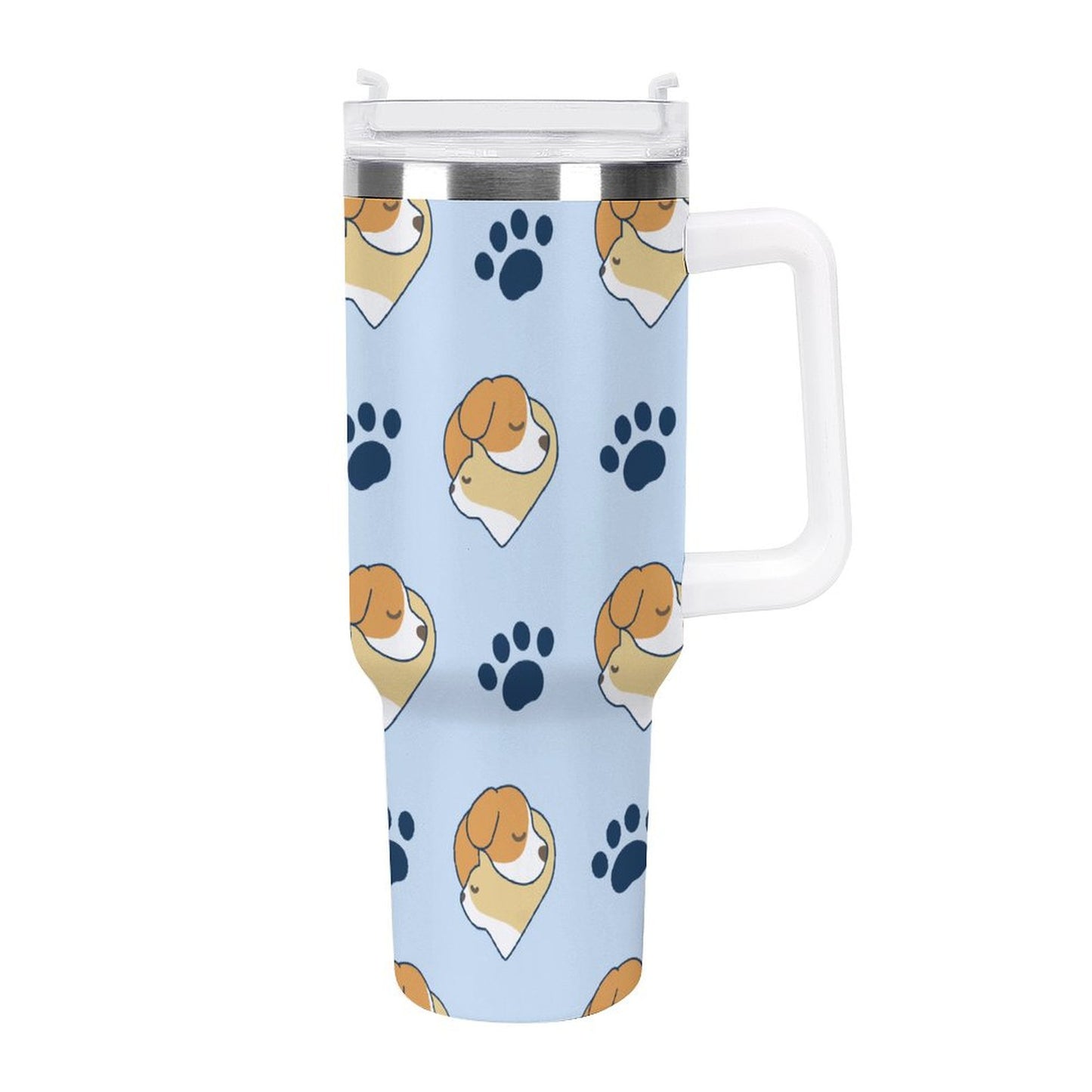 PHDT00357 POD US Local Tumbler 40 oz Large Capacity Car Cup Dog Cat Love Pet Paw