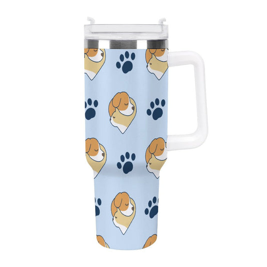PHDT00357 POD US Local Tumbler 40 oz Large Capacity Car Cup Dog Cat Love Pet Paw