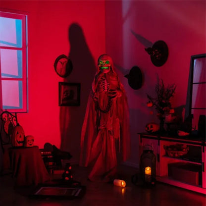 US Local Decorate An Outdoor Skeleton For Halloween