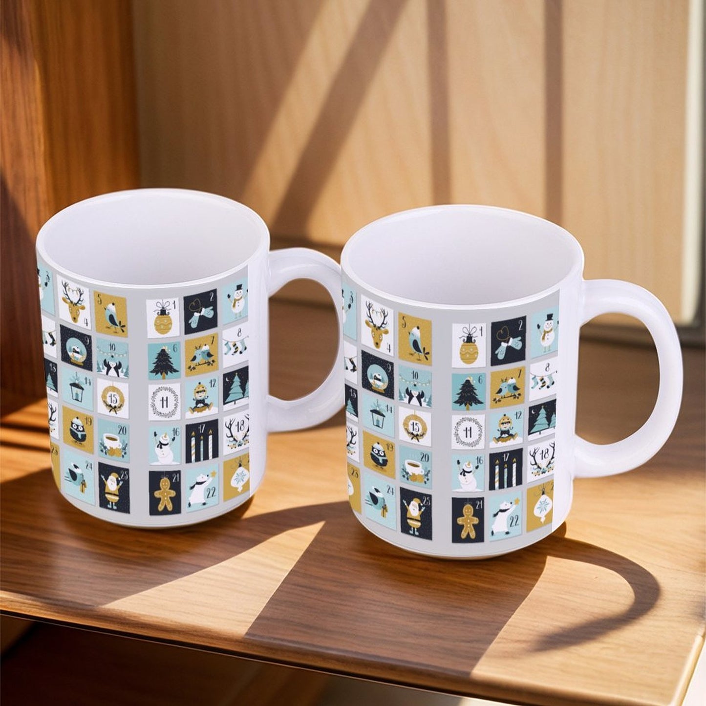 POD US Local White mug with full print, Christmas 0032