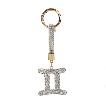 Full Diamond Constellation Keychain Women's Fashion Pendant