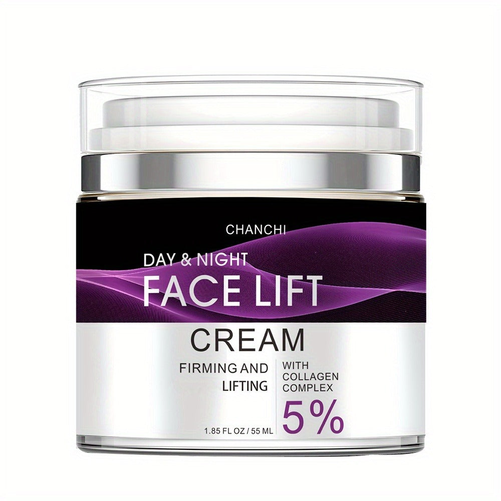 US Local 50ml Ultra-Lifting Face Cream - Revitalizes & Firms Facial, Neck, Chest Skin, Softens Fine Lines & Wrinkles, Hydrates & Plumps With Vitamin C, Retinol, And Glycerin For All Skin Types