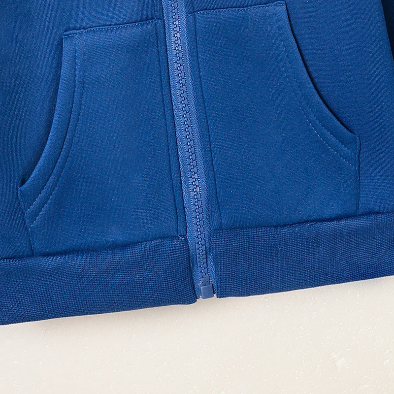 US Local Toddler Girl Zip Up Hoodie Jacket Sorry Or Whatever Letter Print Long Sleeve Sweatshirt Kids Hooded Jacket