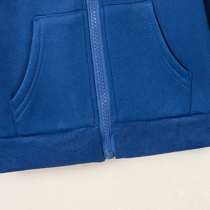 US Local Toddler Girl Zip Up Hoodie Jacket Sorry Or Whatever Letter Print Long Sleeve Sweatshirt Kids Hooded Jacket