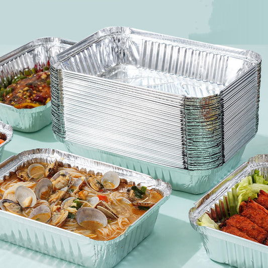 High Temperature Resistant Oven Household Disposable Tin Tray