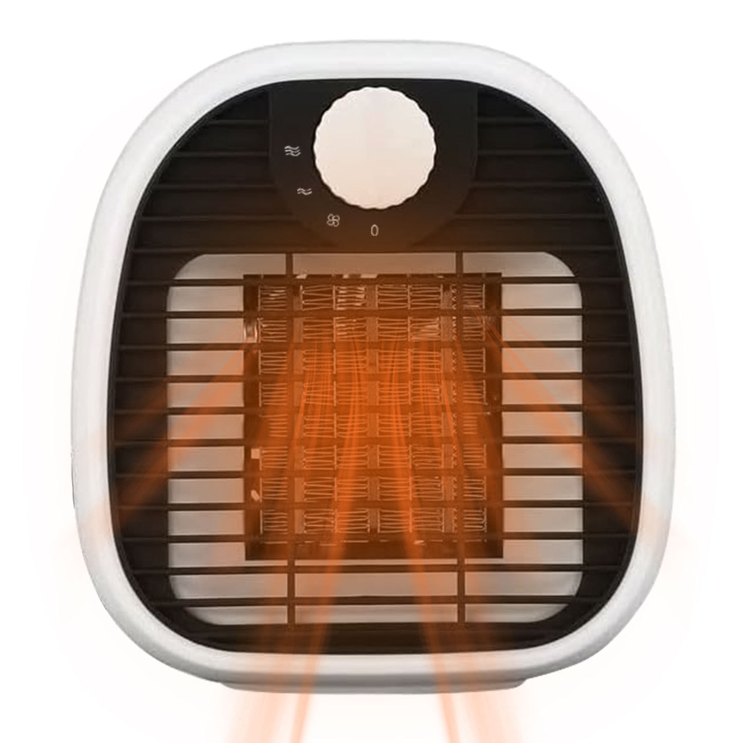 US Local 1Pc Portable Electric Heater Cooler 3 Gear PTC Ceramic Space Heater Overheating Tip Over Protection 3S Heating Space For 269 Sqft Home Office Use