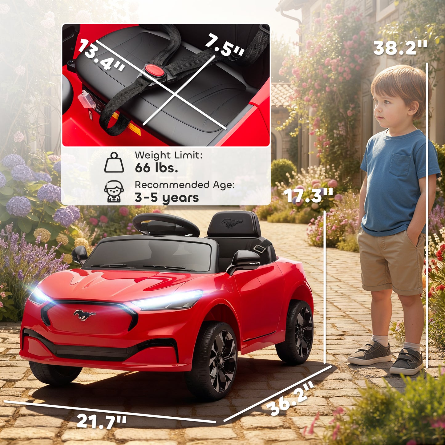 US Local 12V Kids Ride On Car