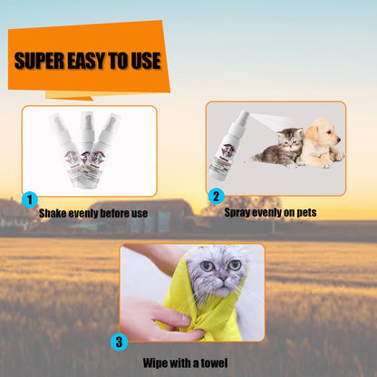 US Local Yegebang Pet Deworming, Flea And Tick Removal, Itching Spray For Cats And Dogs