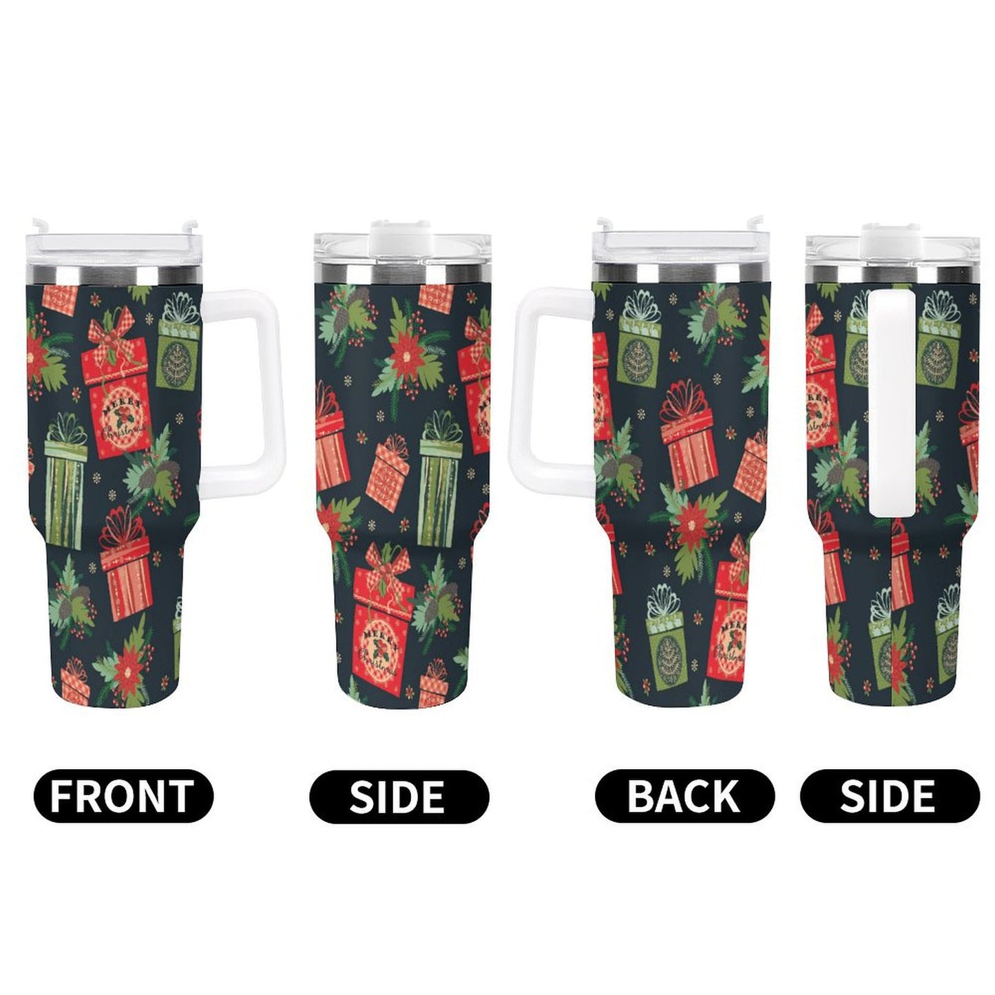 PHDT00009 POD US Local Tumbler 40 oz Large Capacity Car Cup Christmas