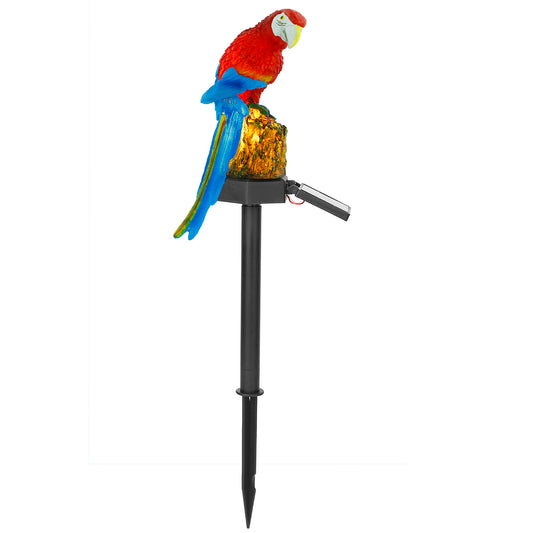 1Pc Solar Powered Parrot Garden Light IP65 Waterproof LED Parrot Landscape Lamp Decorative Lawn Lights For Yard Driveway Walkway Patio