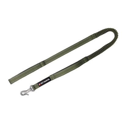 US Local PETMARVEL 4-6 FT Shock Absorbing Tactical Dog Leash Dual Handle For Training
