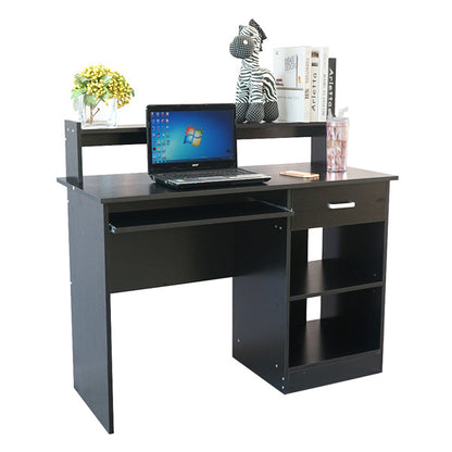 US Local 110X50X94cm One Draw, Two Tiers With Keyboard Rack Computer Desk