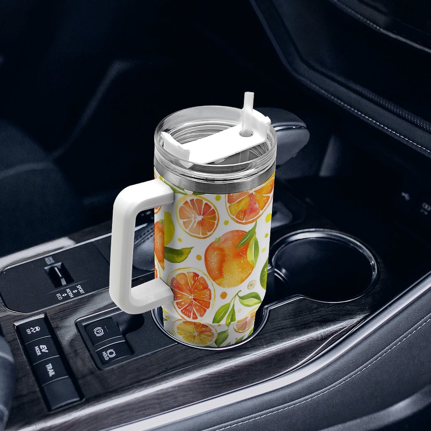PHDT00344 POD US Local Tumbler 40 oz Large Capacity Car Cup Citrus, Fruit
