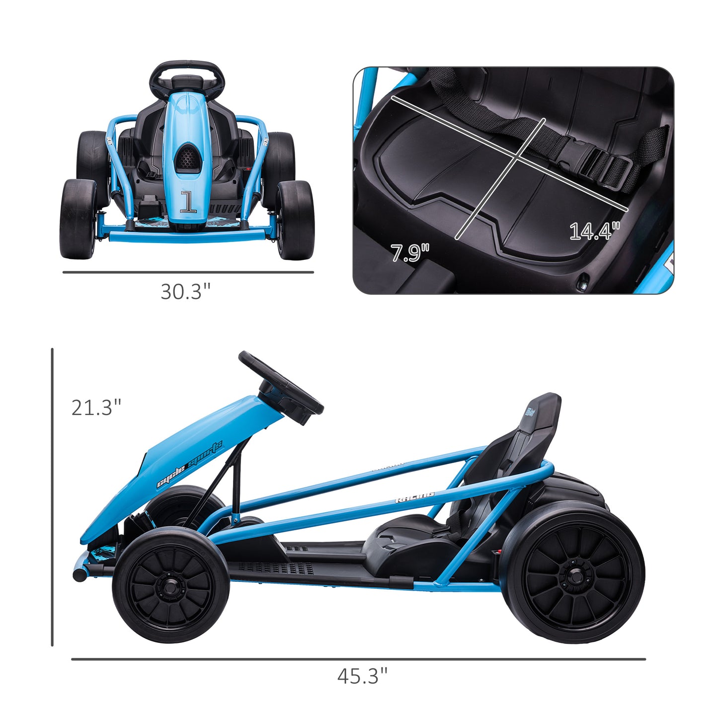 US Local 24V Electric Go Kart for Kids