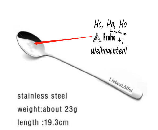 Stainless Steel Spoon You Are My Sunshine Couple Family Tableware