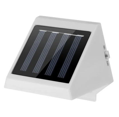 LED Solar Powered Stair Lights Dusk-To-Dawn Waterproof Garden