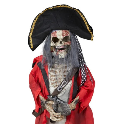 US Local 6.3ft Pirate Halloween Standing Decoration