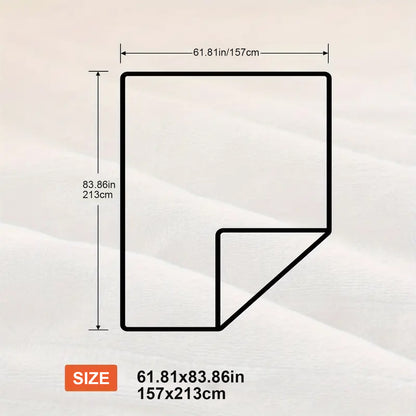 US Local Heated Blanket Queen Size With Dual Zone Control - 10 Heat Settings Electric Throw Blanket With Automatic Shut Off Timer, Machine Washable Soft Flannel