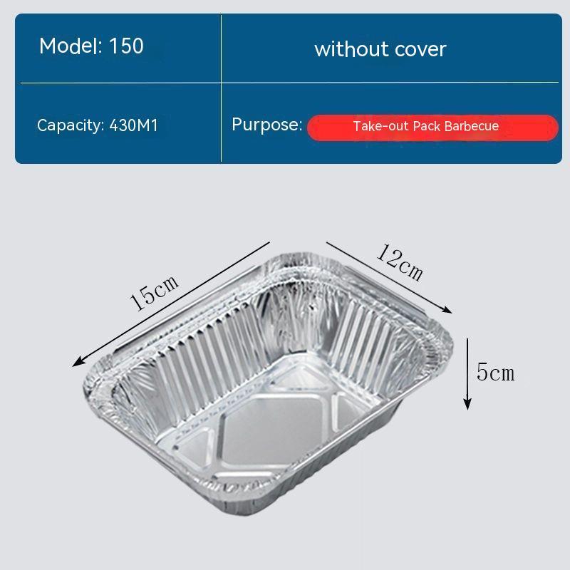 High Temperature Resistant Oven Household Disposable Tin Tray